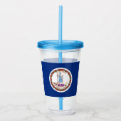 Virginia Acryl Drinkbeker (Voorkant)