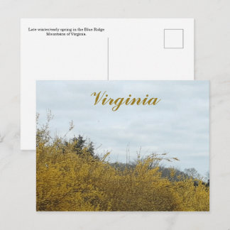 Virginia ansichtkaart briefkaart