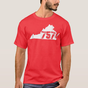 Virginia Beach 757 Code régional T-Shirt
