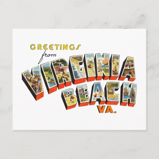 Virginia Beach Briefkaart (Voorkant)