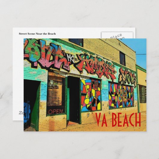 Virginia Beach Briefkaart (Voorkant / Achterkant)