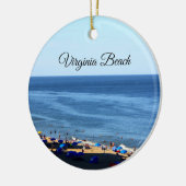 Virginia Beach Keramisch Ornament (Links)