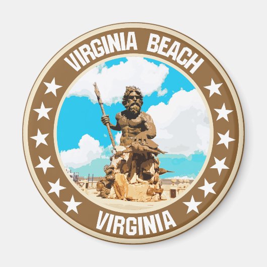 Virginia Beach Magneet (Voorkant)