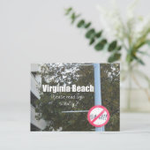 Virginia Beach Profanity Signs Briefkaart (Staand voorkant)