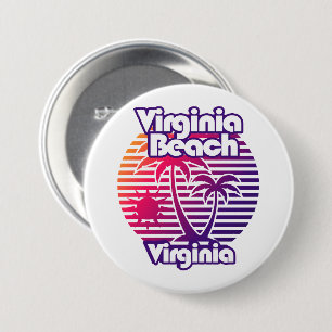 Virginia Beach Ronde Button 7,6 Cm