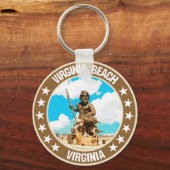 Virginia Beach Sleutelhanger (Achterkant)