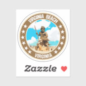 Virginia Beach Sticker (Vel)