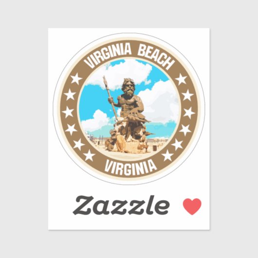 Virginia Beach Sticker (Vel)