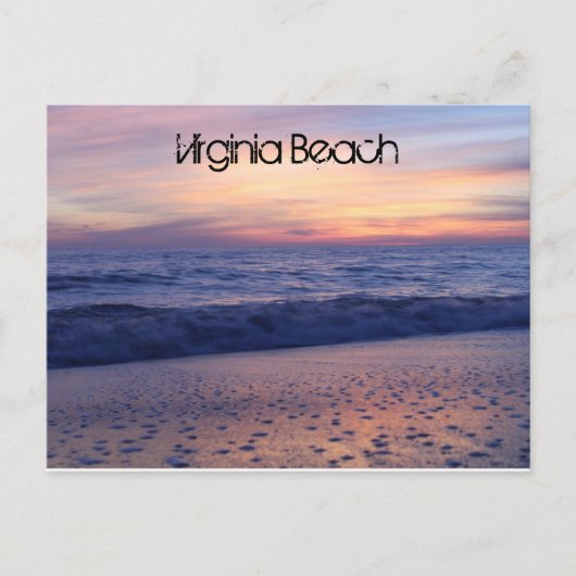 Virginia Beach Sunrise Briefkaart (Voorkant)