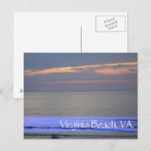 Virginia Beach, VA. Carte postale #2 (Devant / Derrière)