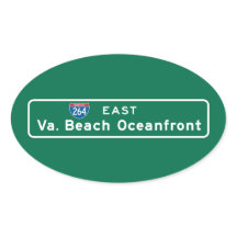 Virginia Beach, VA Road Sign