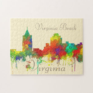 Virginia Beach Vi ginia Skyline SG Legpuzzel