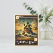 Virginia Beach, Virginia |  BRIEFKAART (Staand voorkant)