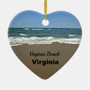 Virginia Beach, Virginia Keramisch Ornament