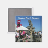 Virginia Beach, Virginia Magneet (Voorkant / Achterkant)