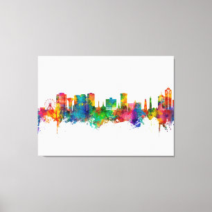 Virginia Beach Virginia Skyline Canvas Afdruk