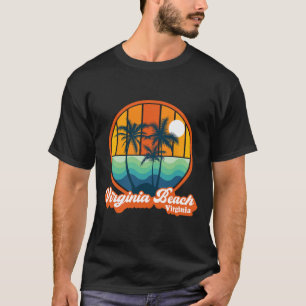Virginia Beach Virginia Summer 90s Beach S T-shirt