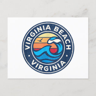 Virginia Beach Virginia VA  Nautical Waves Briefkaart