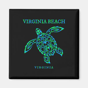 Virginia Beach Virginia Zee Schildpad Vakantie Sou Magneet