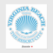 Virginia Beach (zeeschelp) Sticker (Vel)