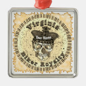 Virginia Biker Metalen Ornament (Voorkant)