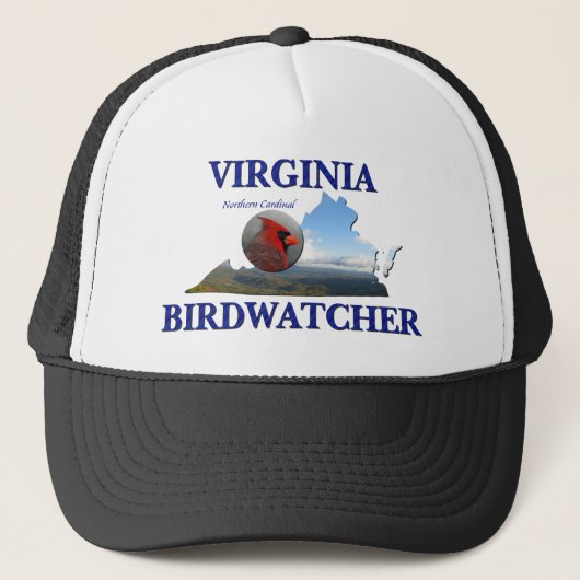 Virginia Birdwatcher Trucker Pet (Voorkant)