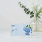 Virginia Bluebells Coordinating Items Visitekaartje (Staand voorkant)