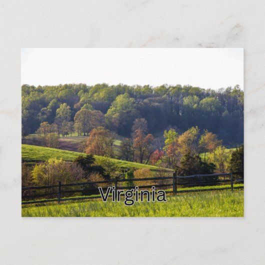 Virginia Briefkaart Souvenir (Voorkant)