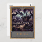 Virginia | Carte postale Art gothique (Devant / Derrière)