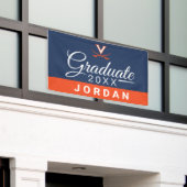 Virginia Cavalier Afstuderen Spandoek (Buitenkant Gebouw)