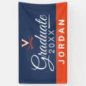 Virginia Cavalier Afstuderen Spandoek (Verticaal)