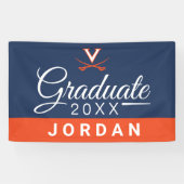 Virginia Cavalier Afstuderen Spandoek (Horizontaal)