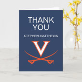 Virginia Cavaliers| Afstuderen Kaart (Gele Bloem)