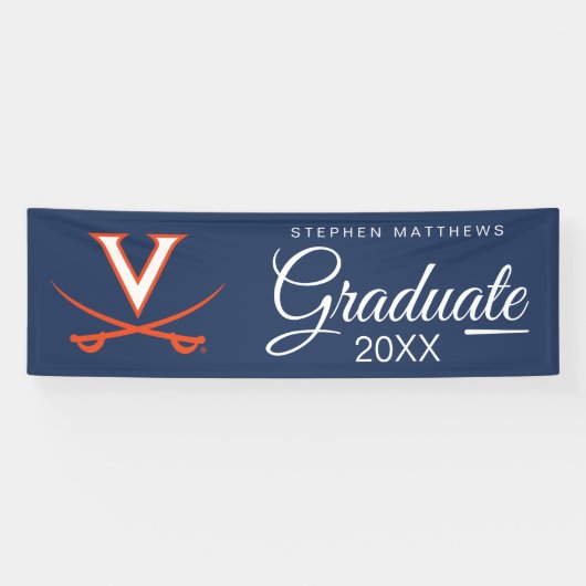 Virginia Cavaliers | Afstuderen Spandoek (Horizontaal)