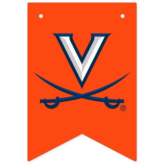Virginia Cavaliers Afstuderen Vlaggetjes (Eerste vlag)