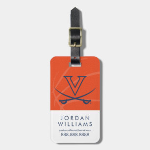 Virginia Cavaliers Basketbal Bagagelabel