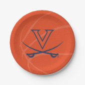 Virginia Cavaliers Basketball Papieren Bordje (Voorkant)