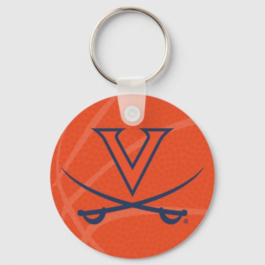 Virginia Cavaliers Basketball Sleutelhanger (Voorkant)