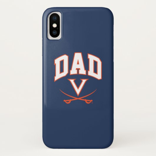 Virginia Cavaliers Dad Case-Mate iPhone Case (Achterkant)