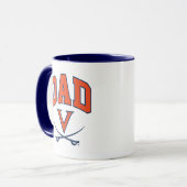 Virginia Cavaliers Dad Mok (Voorkant links)