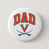 Virginia Cavaliers Dad Ronde Button 5,7 Cm (Voorkant)