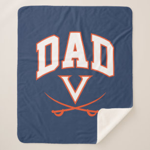 Virginia Cavaliers Dad Sherpa Deken