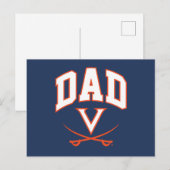 Virginia Cavaliers Dad Uitnodiging Briefkaart (Voorkant / Achterkant)