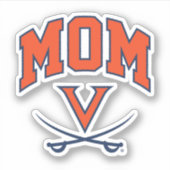 Virginia Cavaliers Mama Sticker (Voorkant)