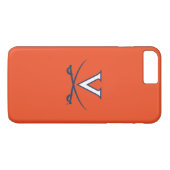 Virginia Cavaliers V Swords | Blauw Case-Mate iPhone Case (Achterkant (Horizontaal))