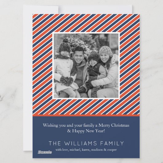 Virginia Cavaliers | Vakantie Feestdagenkaart (Achterkant)