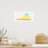 virginia chill fade poster (Keuken)