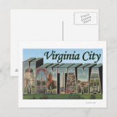 Virginia City, Montana Briefkaart (Voorkant / Achterkant)