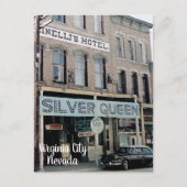 Virginia City Nevada 1950's Silver Queen Briefkaar Briefkaart (Voorkant)