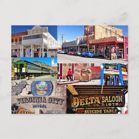 Virginia City, Nevada Briefkaart (Voorkant)